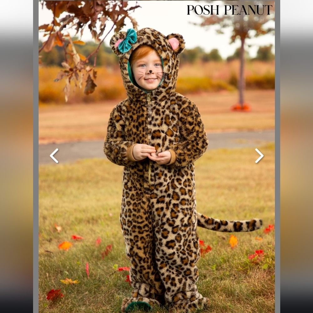 Posh Peanut Lana Leopard Kids Costume